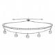 Handmade Silver Jewelry Smiley Tennis Bracelet